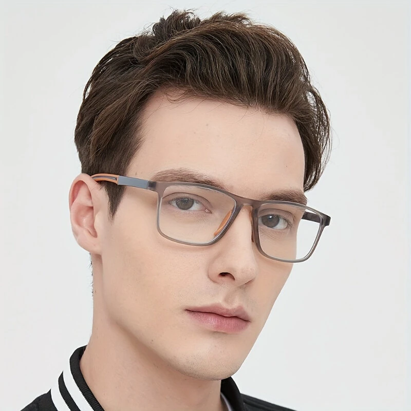(image for) TR90 Reading Glasses Anti-blue Light High Definition Presbyopia Eyeglasses Men's Hyperopia Optical Eyewear Ultralight Sport Non-slip Eyeglasses Diopters To +3.5